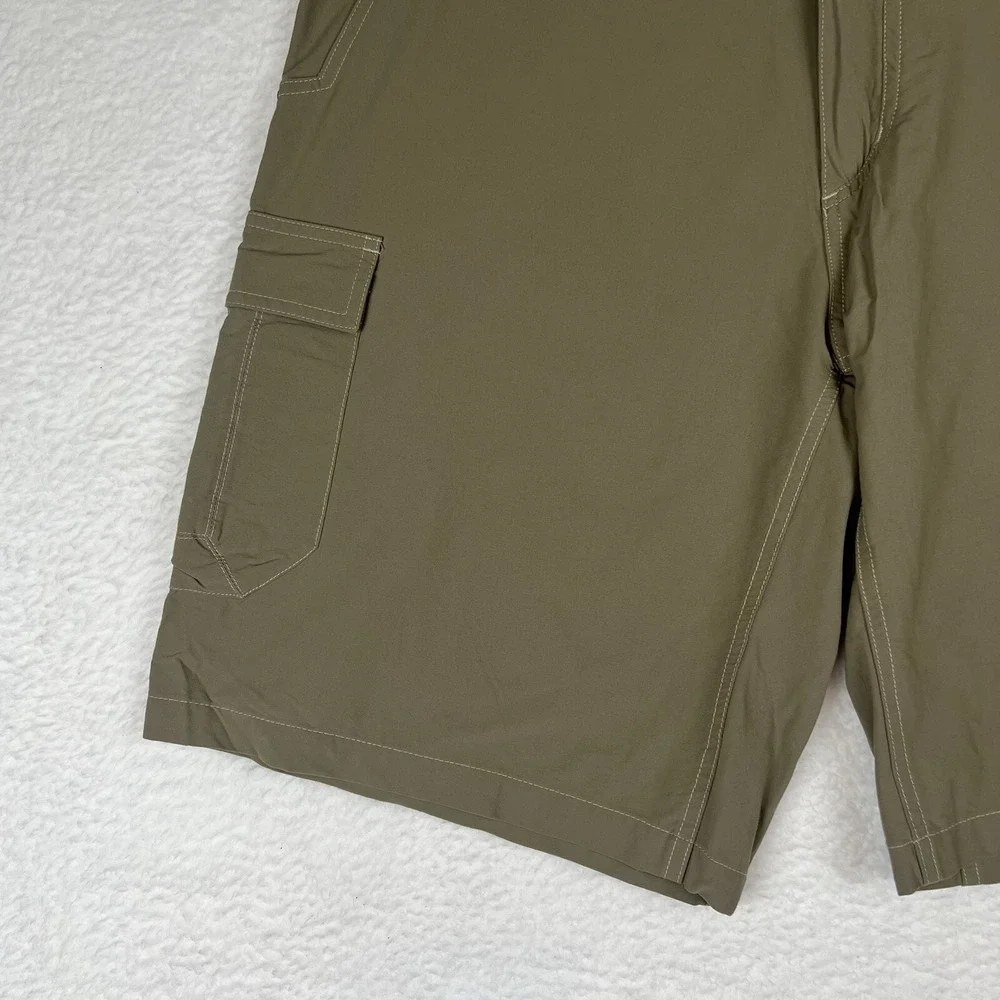Kuhl Cargo Shorts Hiking Outdoor Tan Nylon Spandex Blend Men's Size 38